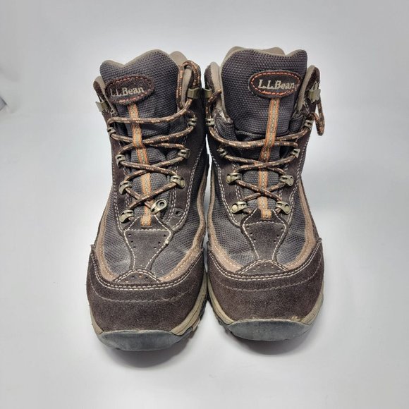 L.L. Bean Men's Size 7 Primaloft Brown Tek‎ 2.5 Hiking Mid Boots - Picture 1 of 7
